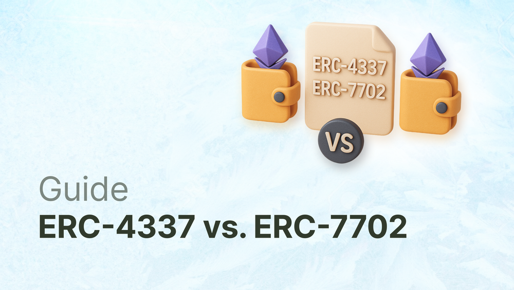 ERC-4337 vs. ERC-7702: Choosing the Best Embedded Wallet Standard for Your App post image