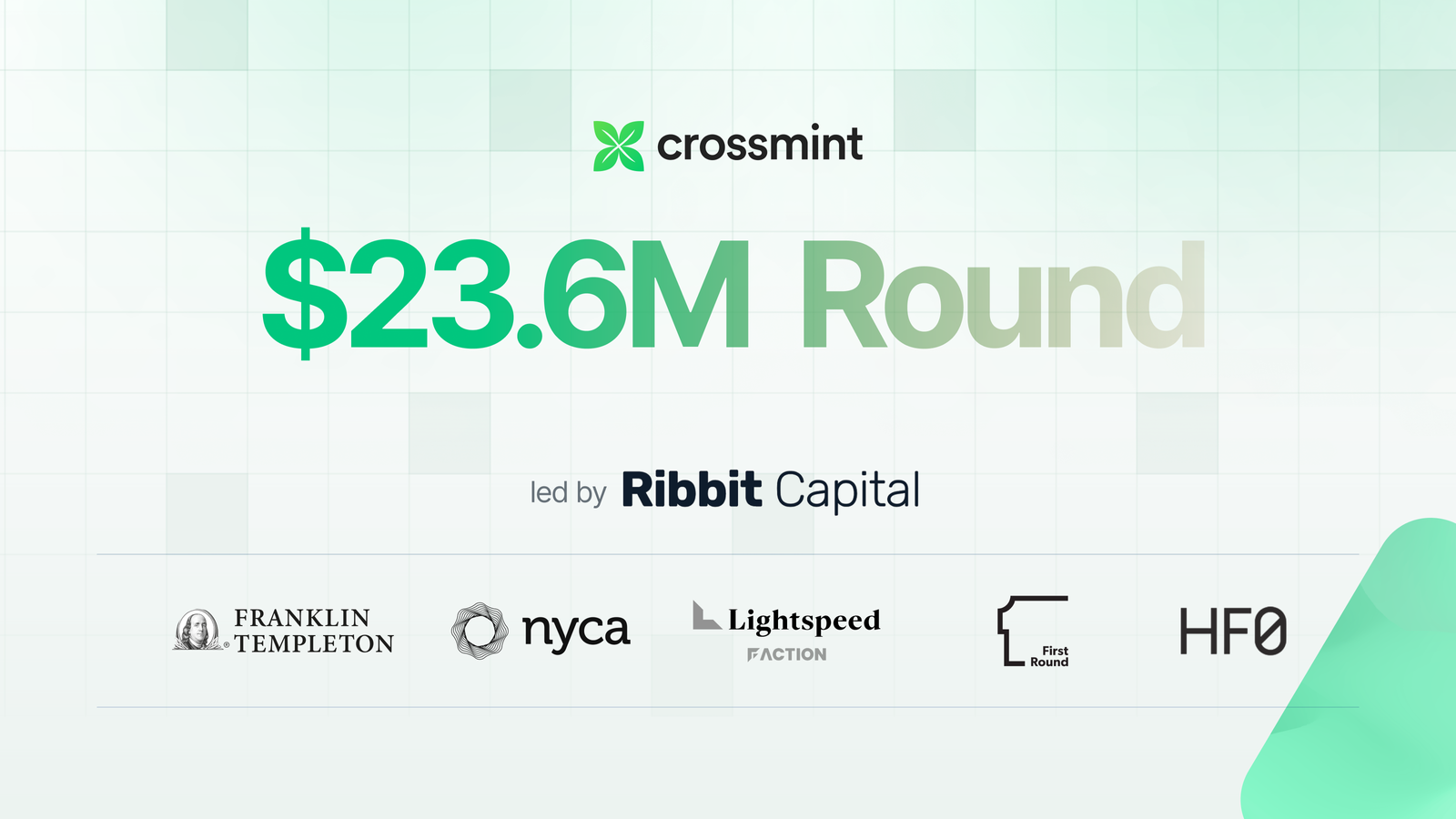 Crossmint Raises $23.6M, led by Ribbit Capital