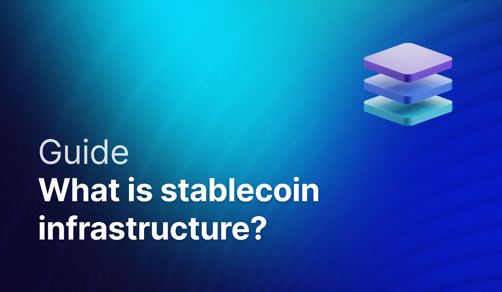 What is stablecoin infrastructure?