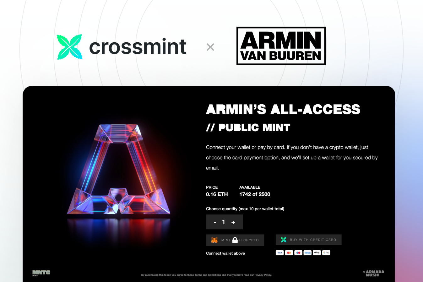 Crossmint Partners with Armin van Buuren