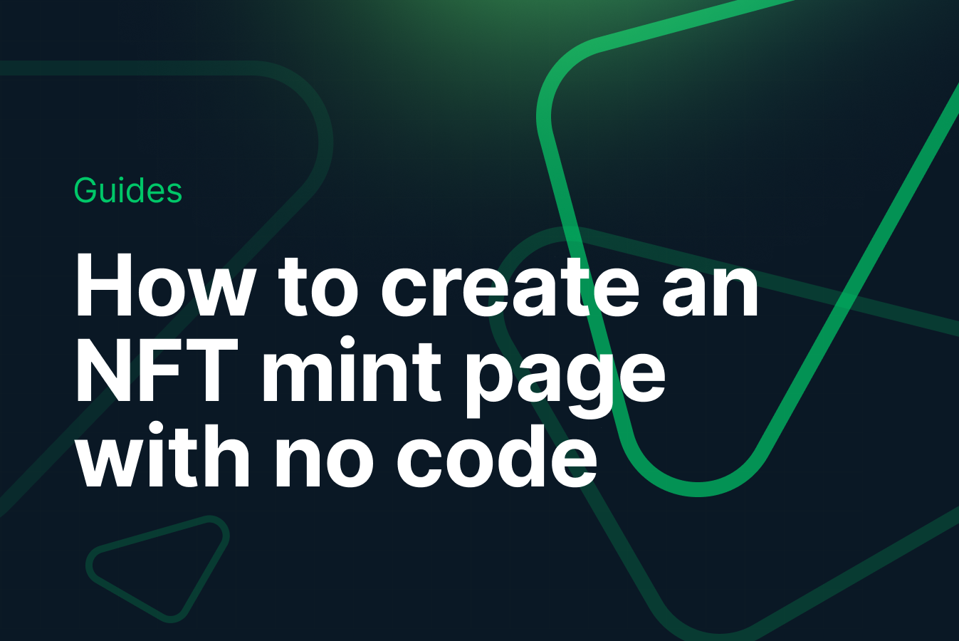 How To Set Up an NFT Mint Site with No Smart Contract Development