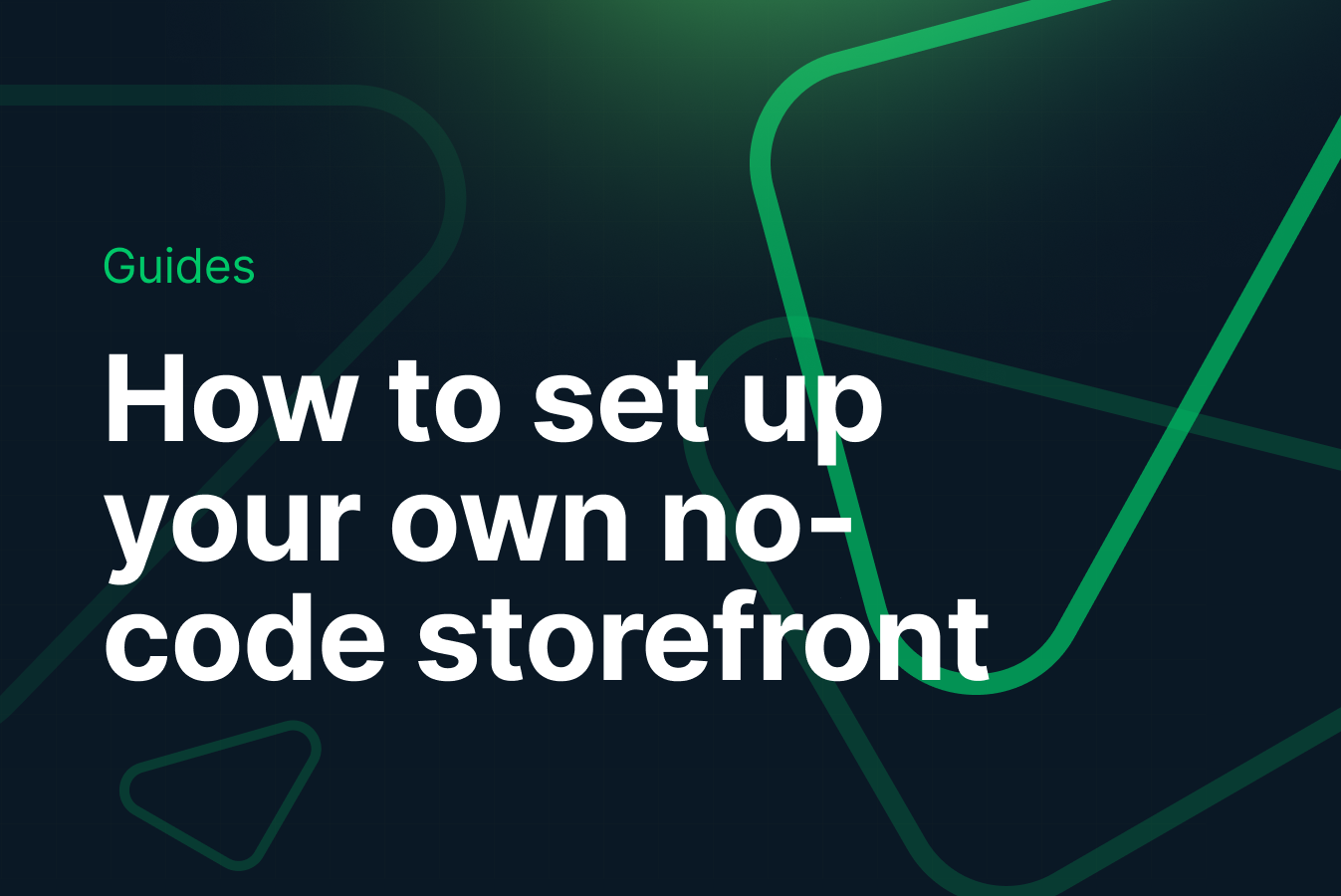 Create an NFT Storefront with 0 Code